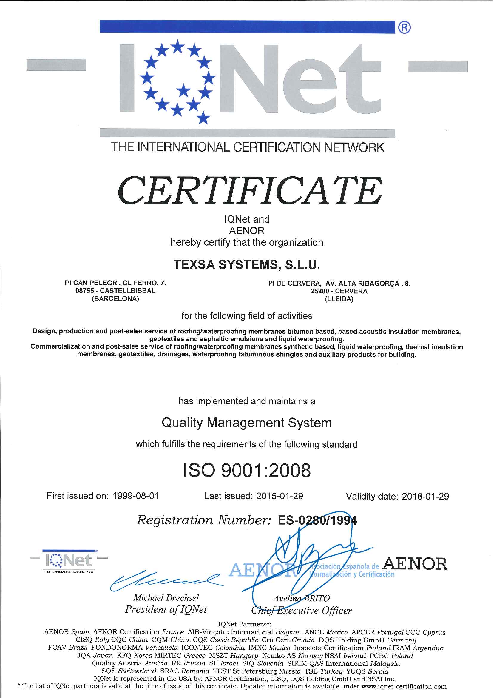 Сертификат ISO